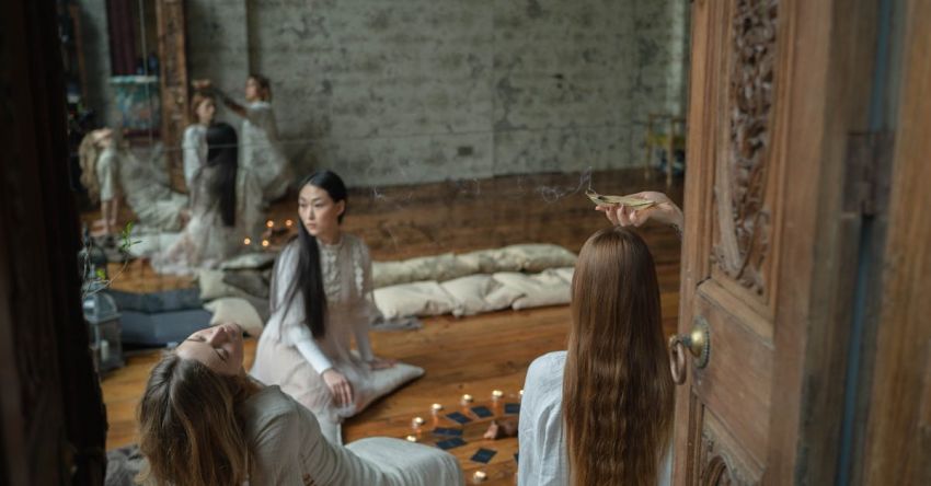 Empathy - Women Meditating Together