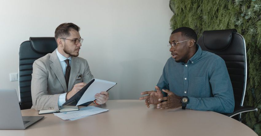 Feedback - Man in Blue Dress Shirt Talking